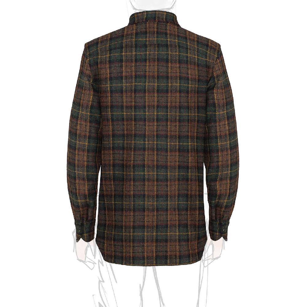 Rubinacci Vintage archive overshirt in lana tartan Negozi Online