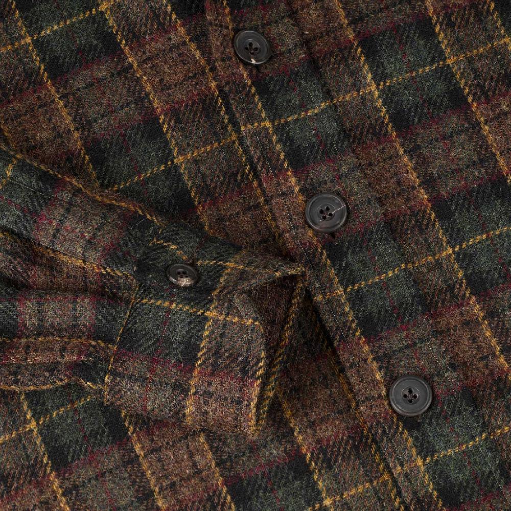 Rubinacci Vintage archive overshirt in lana tartan Negozi Online