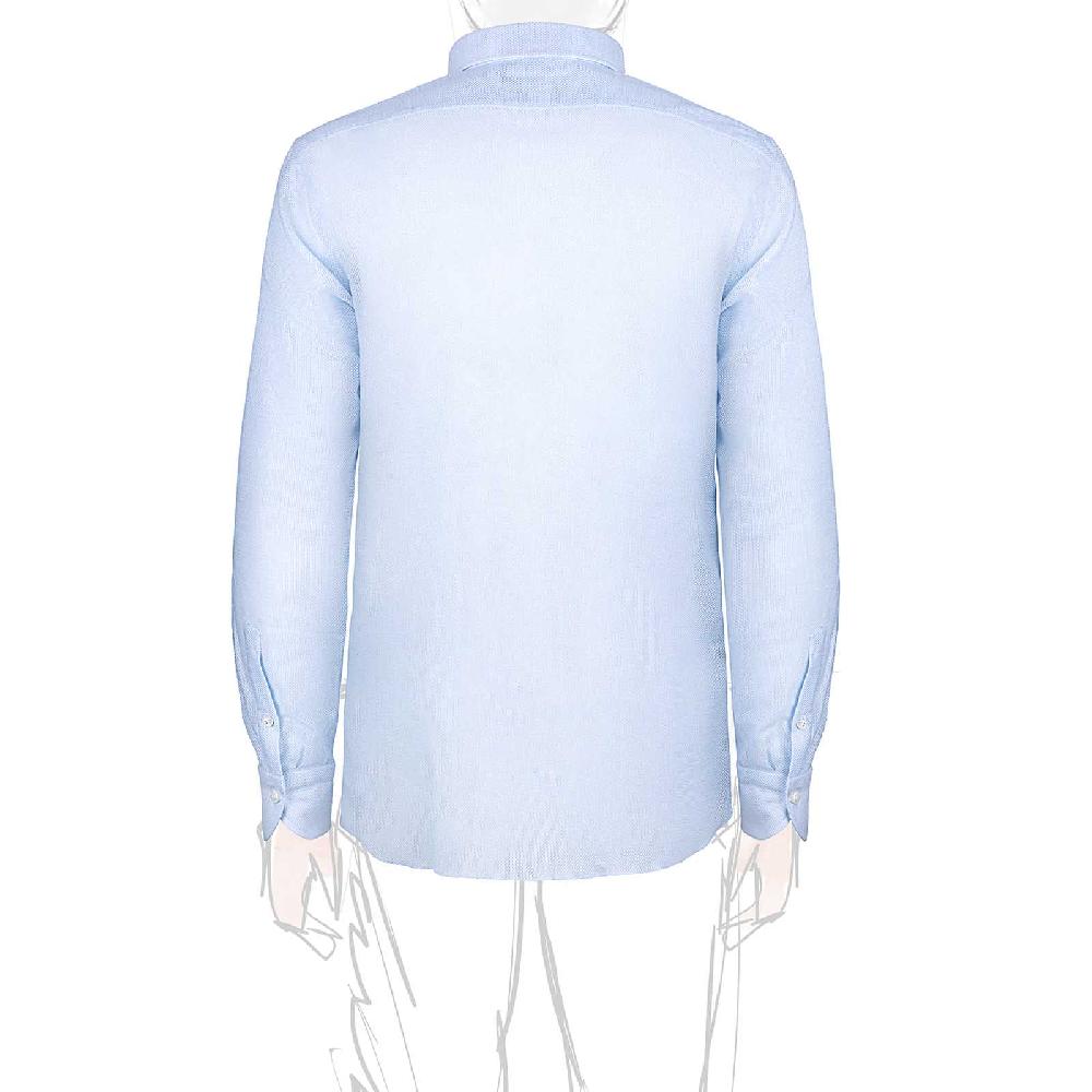 Rubinacci Vintage archive camicia in cellulare azzurro Novità