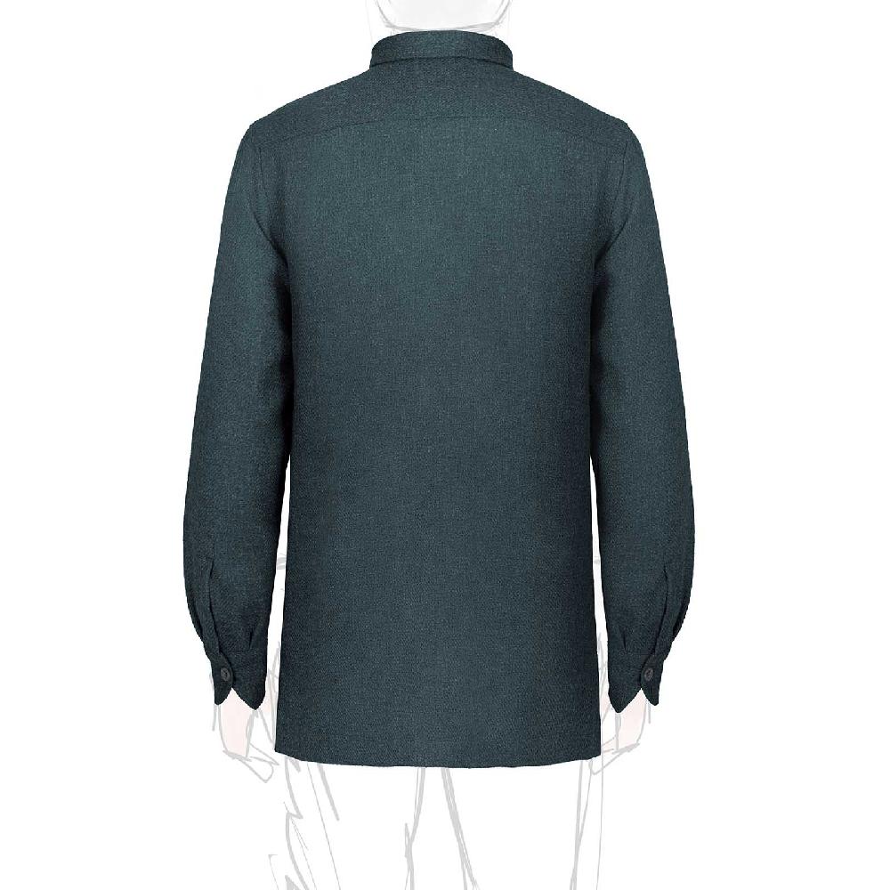 Rubinacci Vintage archive sahariana in lana verde Online