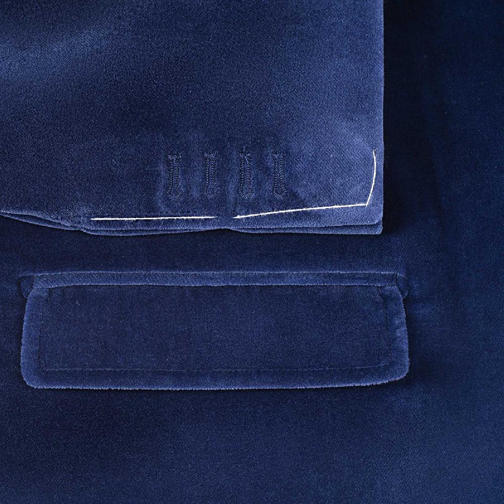 Rubinacci Vintage archive giacca Vienna in velluto blu Outlet