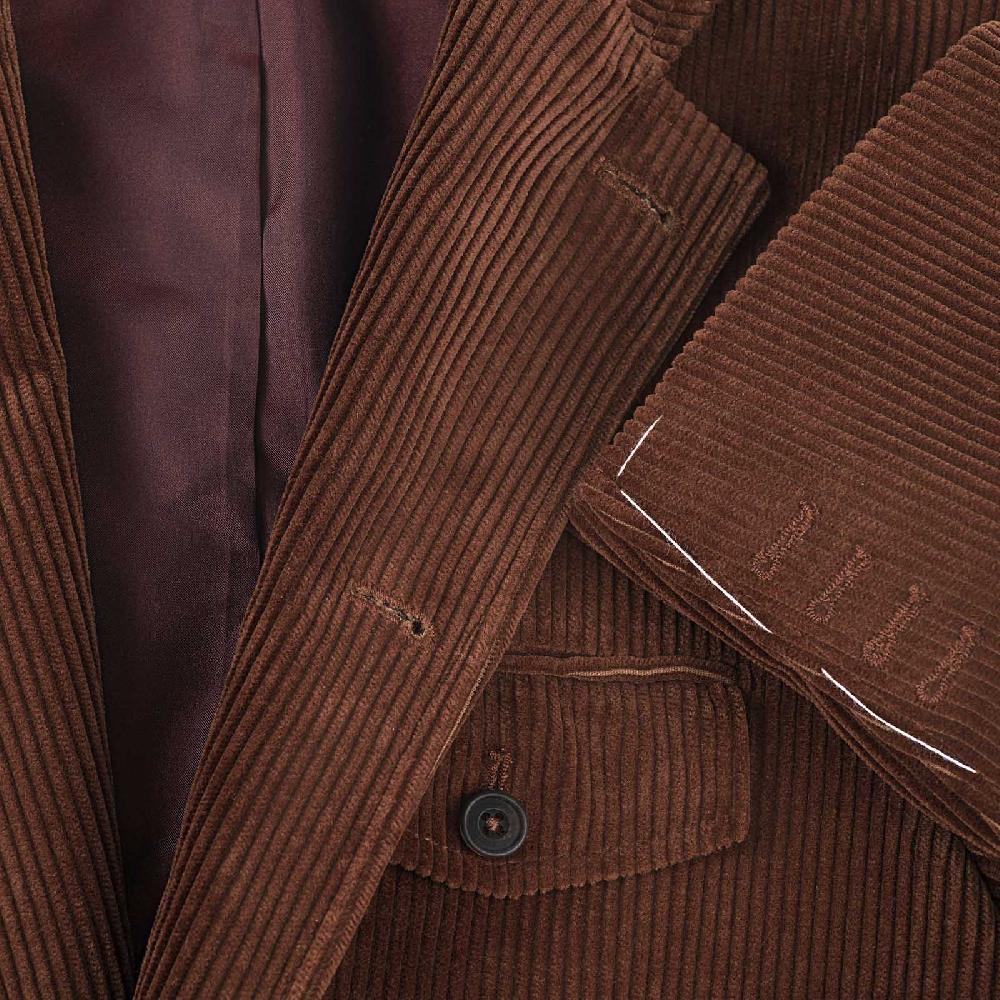 Rubinacci Vintage archive giacca Stefano in velluto a coste marrone Saldi