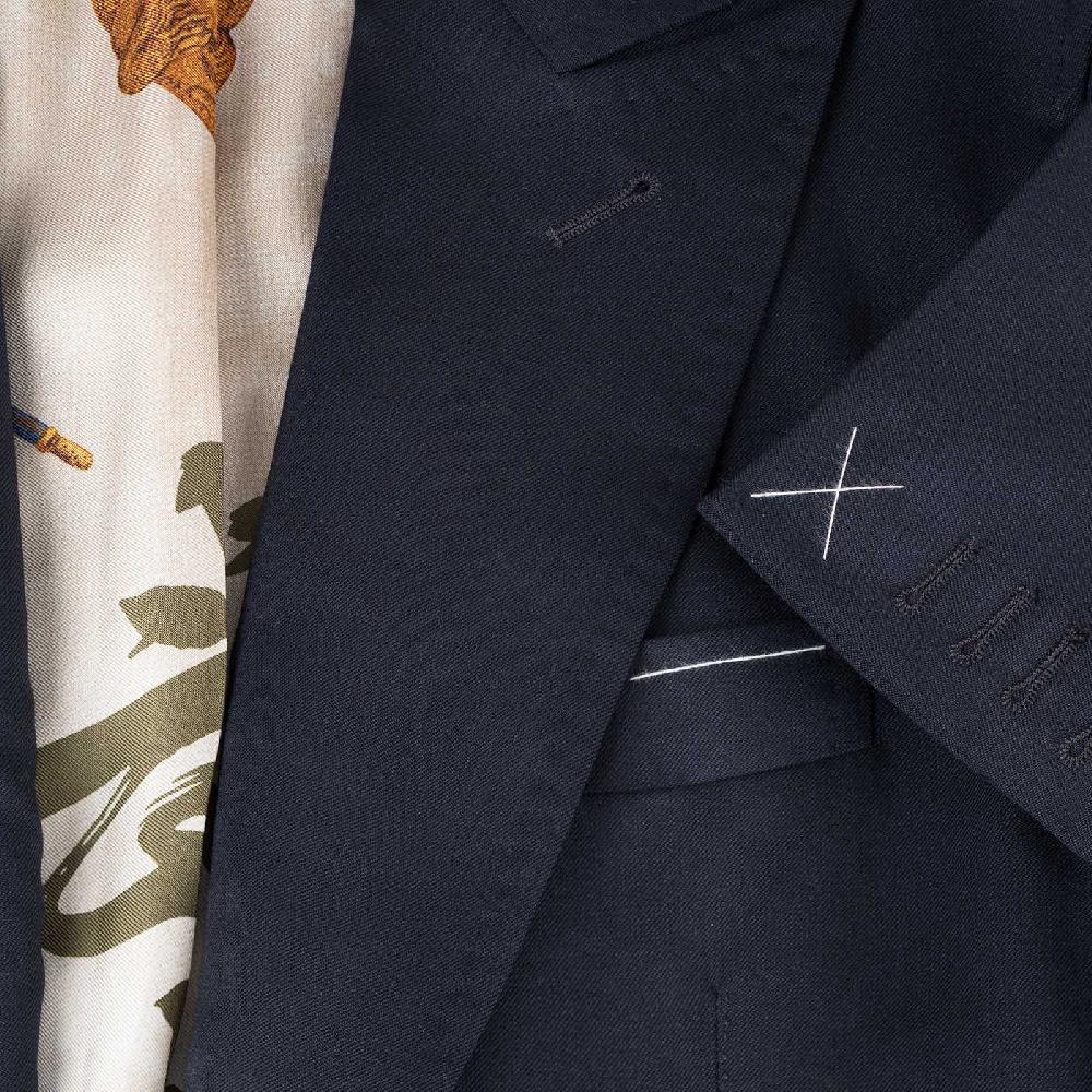 Rubinacci Serie Limitata Samurai giacca in cashmere blu Vendite Flash