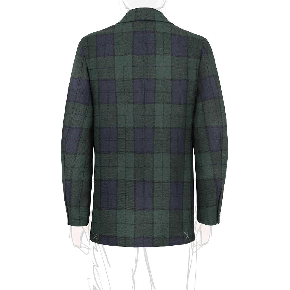 Rubinacci Vintage archive giacca tartan verde In Saldo