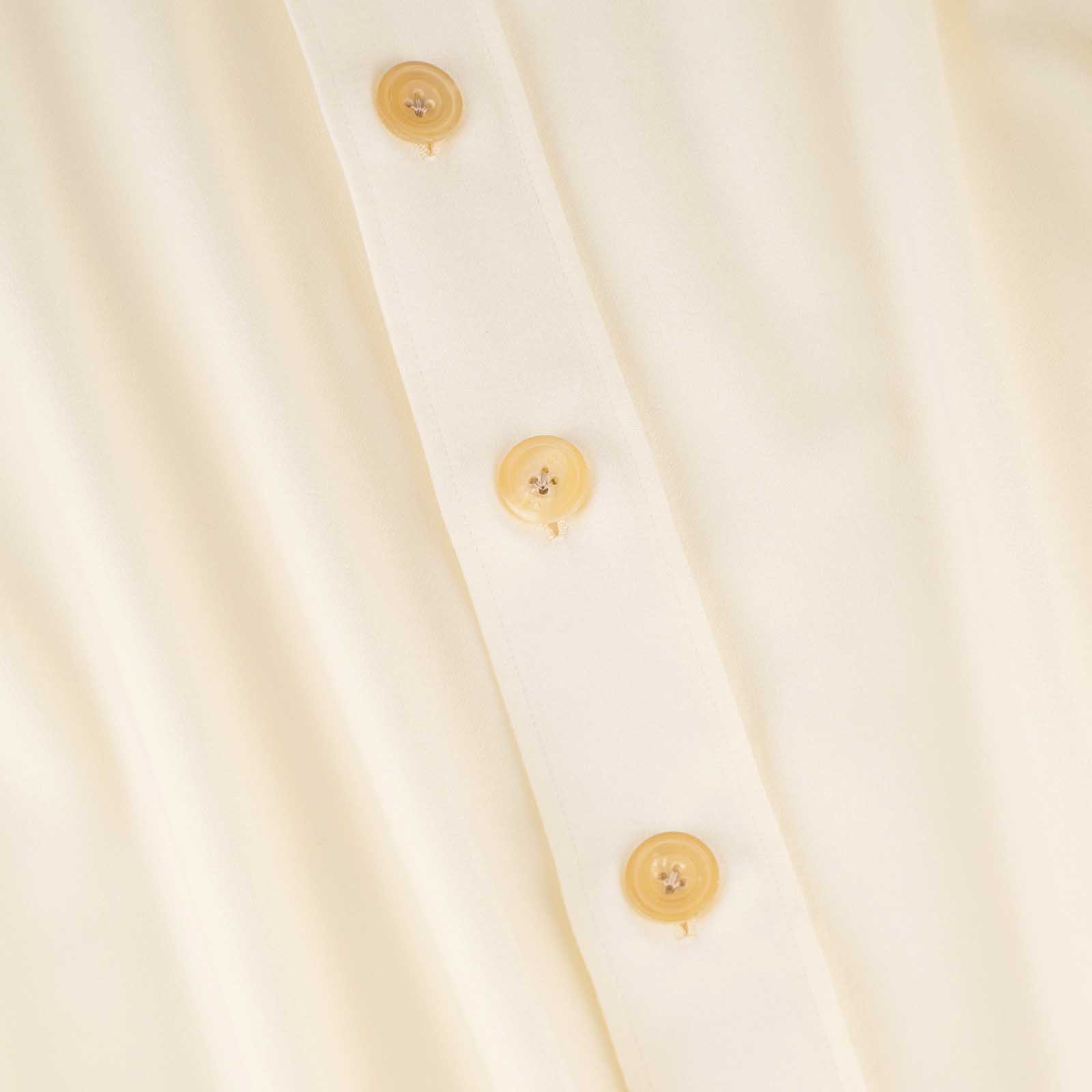 Rubinacci Overshirt in lana bianca Liquidazione