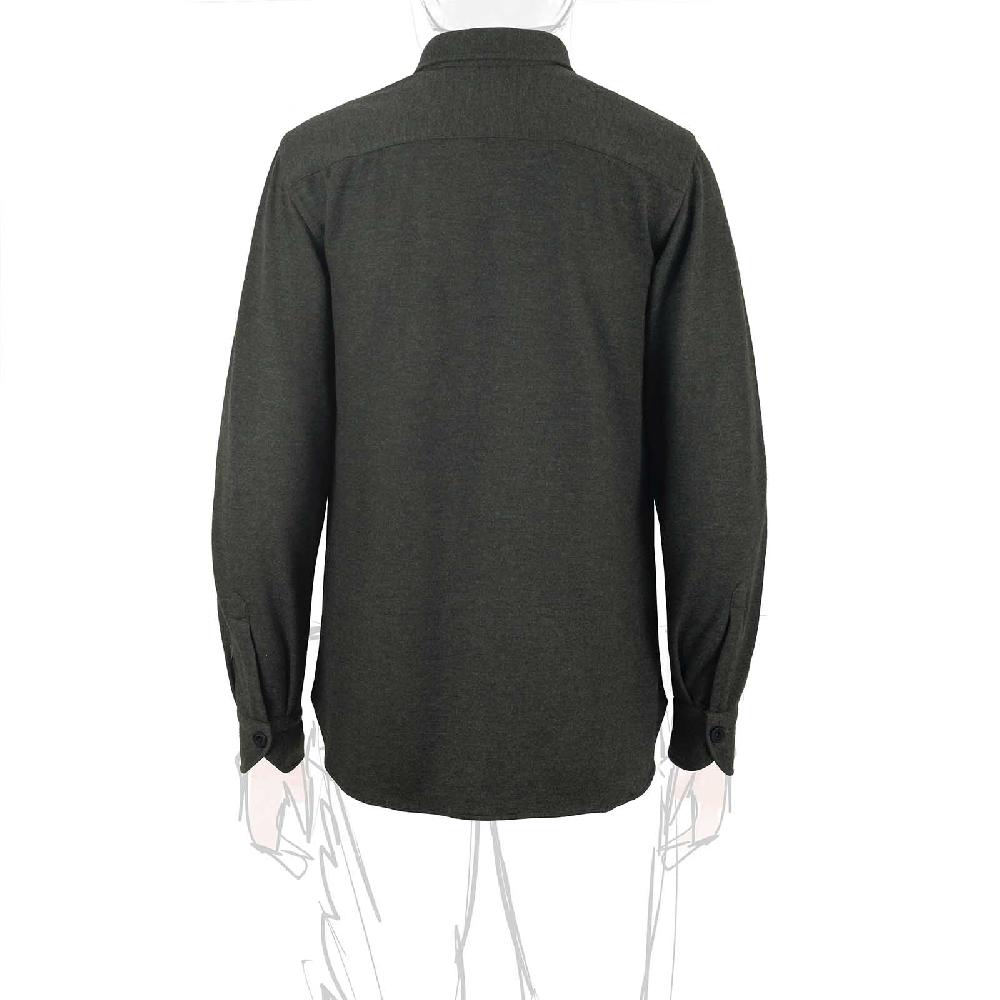 Rubinacci Overshirt in cashmere verde Prezzo Ridotto
