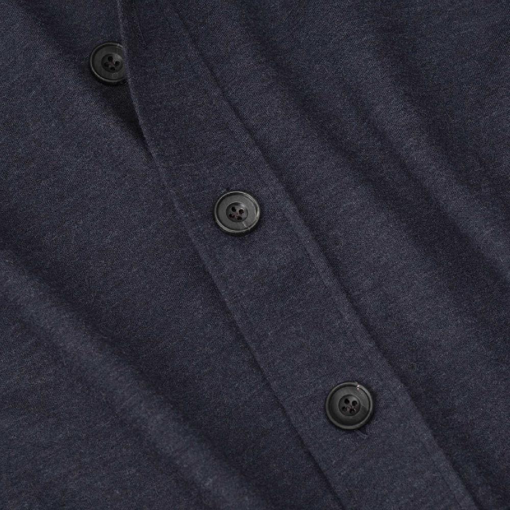 Rubinacci Overshirt in cashmere blu Sottocosto