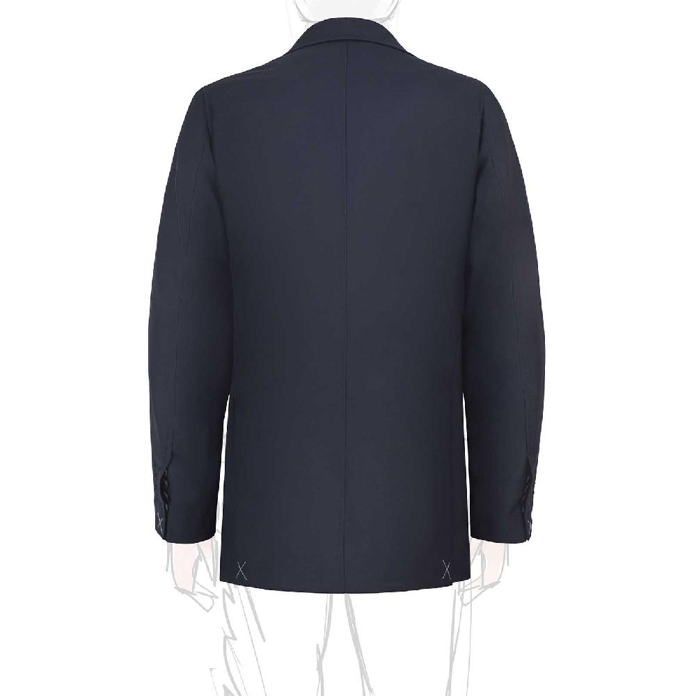 Rubinacci Giacca in Lana “Green Certified” blu Saldi