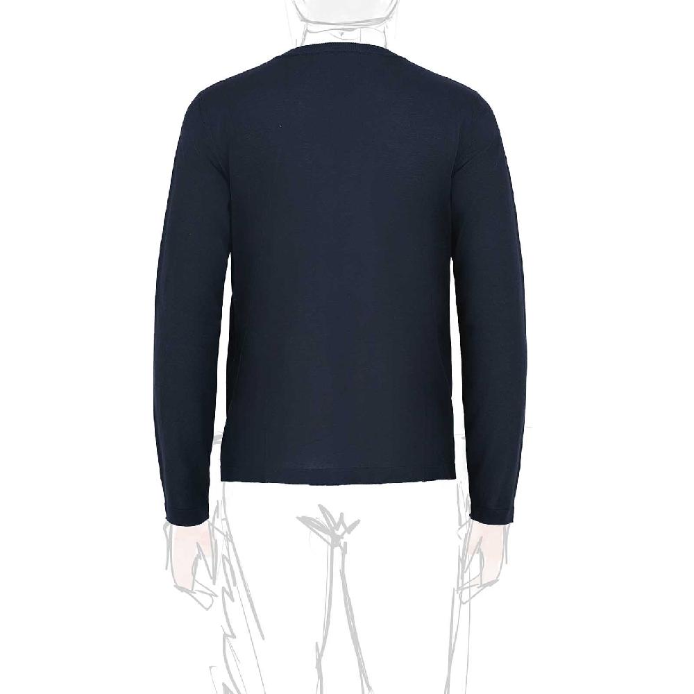 Rubinacci T-Shirt cotone blu Vendita Economica