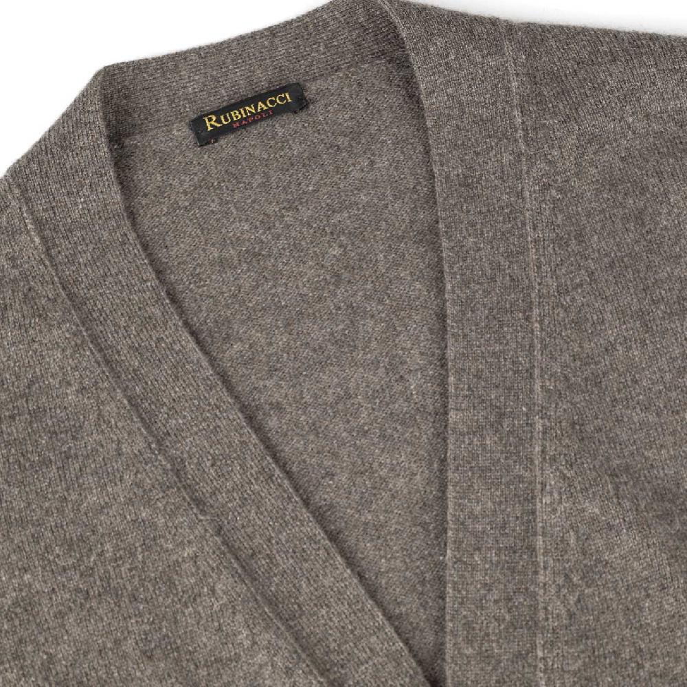 Rubinacci Gilet in cashmere fango Fino al 60% di sconto