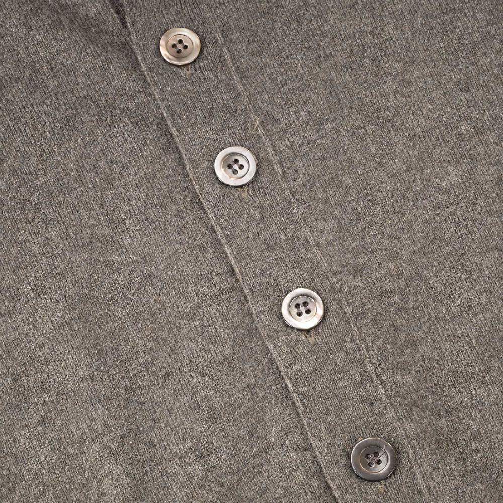 Rubinacci Gilet in cashmere fango Fino al 60% di sconto