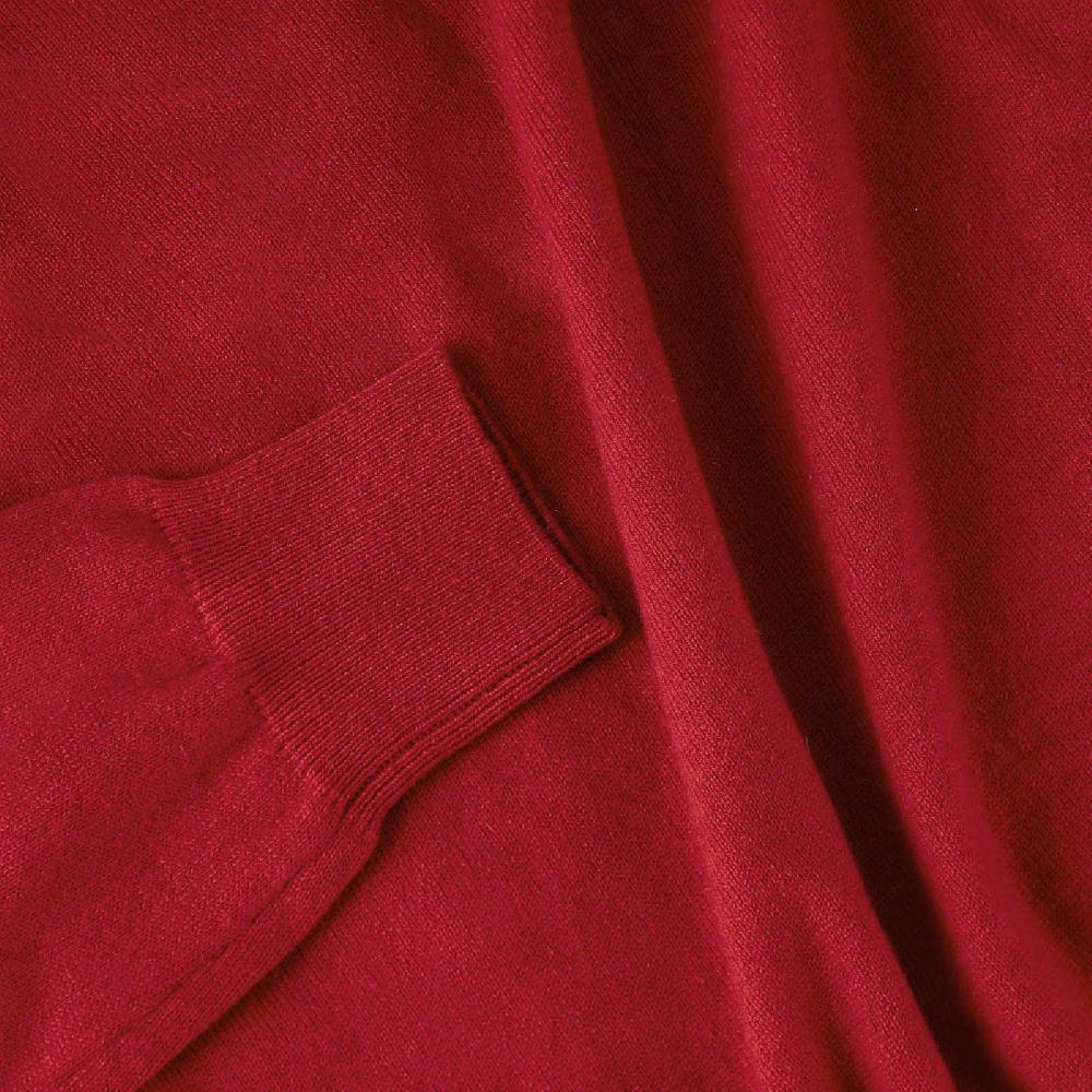 Rubinacci Girocollo in cashmere rosso Vendite Flash