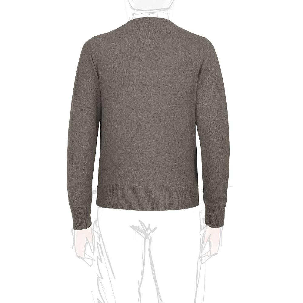 Rubinacci Girocollo in cashmere fango Negozio