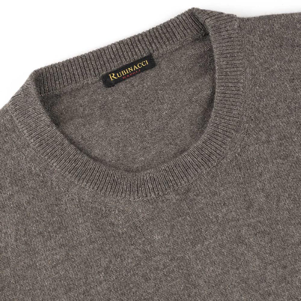 Rubinacci Girocollo in cashmere fango Negozio