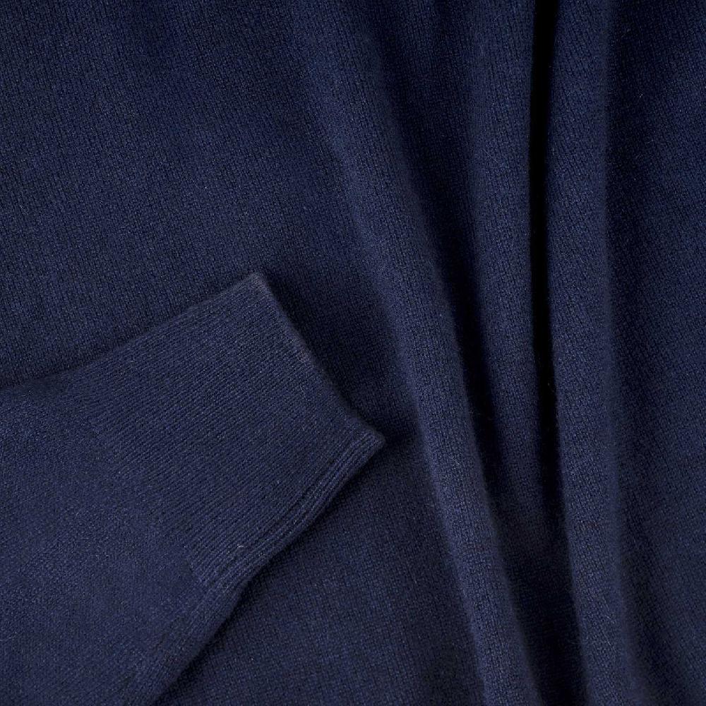 Rubinacci Polo in cashmere blu In Saldo