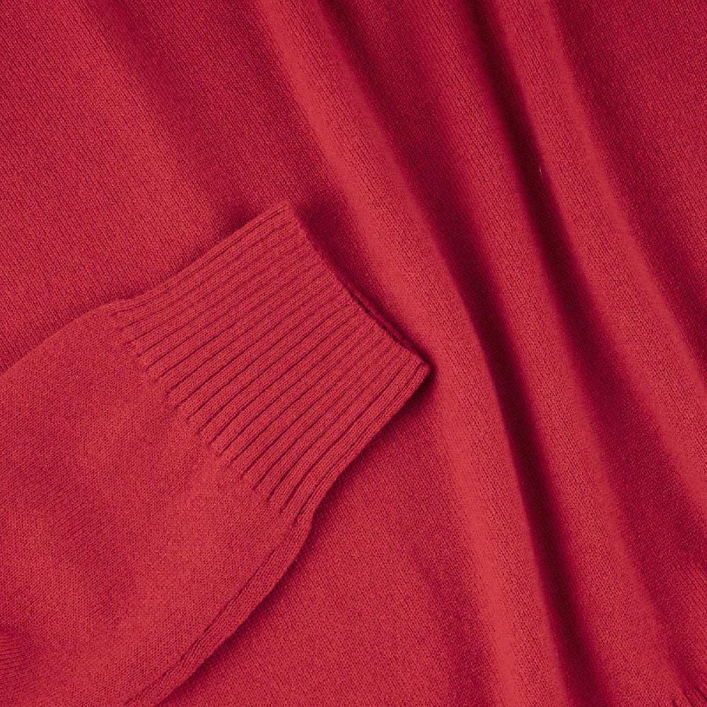 Rubinacci Collo alto in cashmere rosso 2025