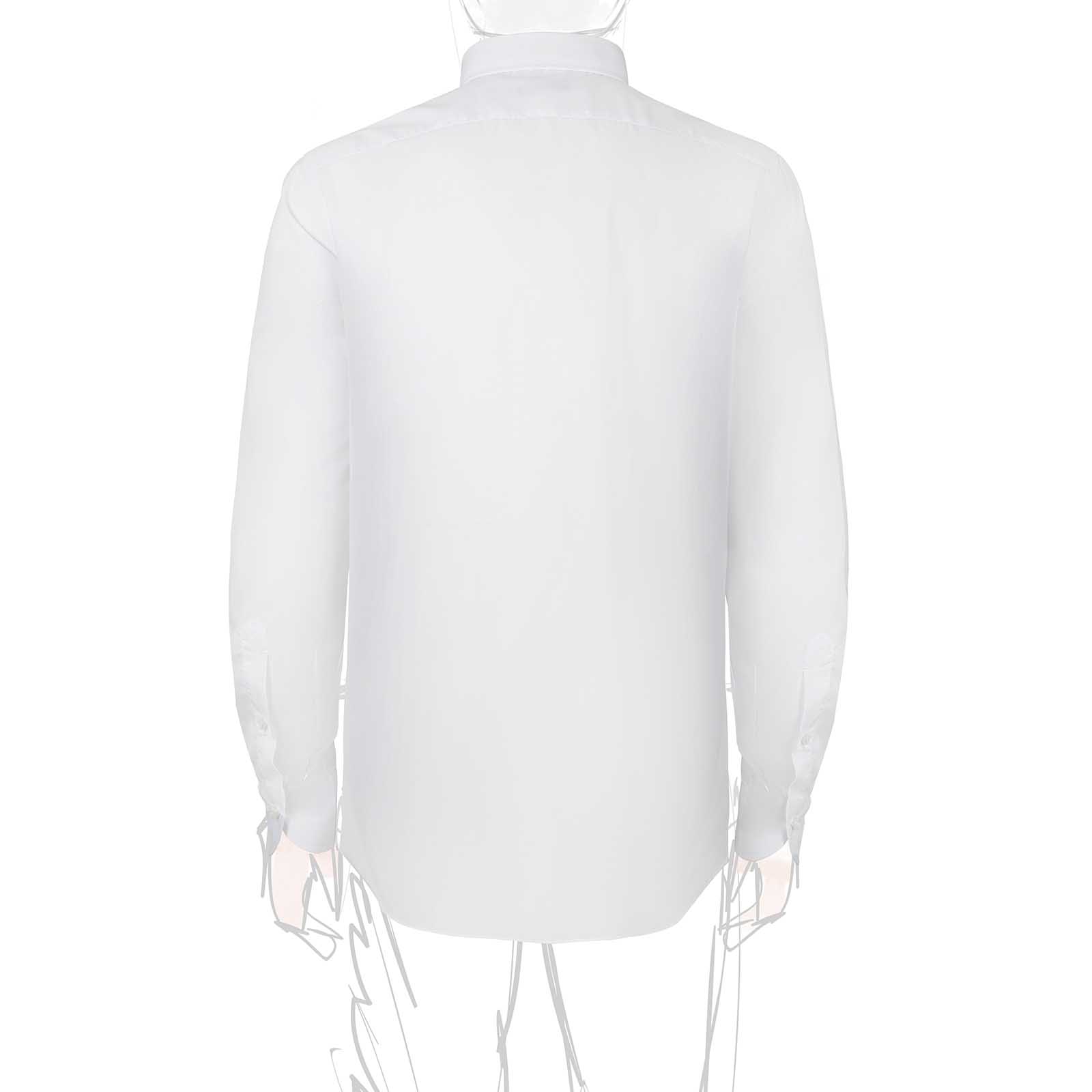 Rubinacci Camicia in cotone bianca 50% di sconto per tempo limitato