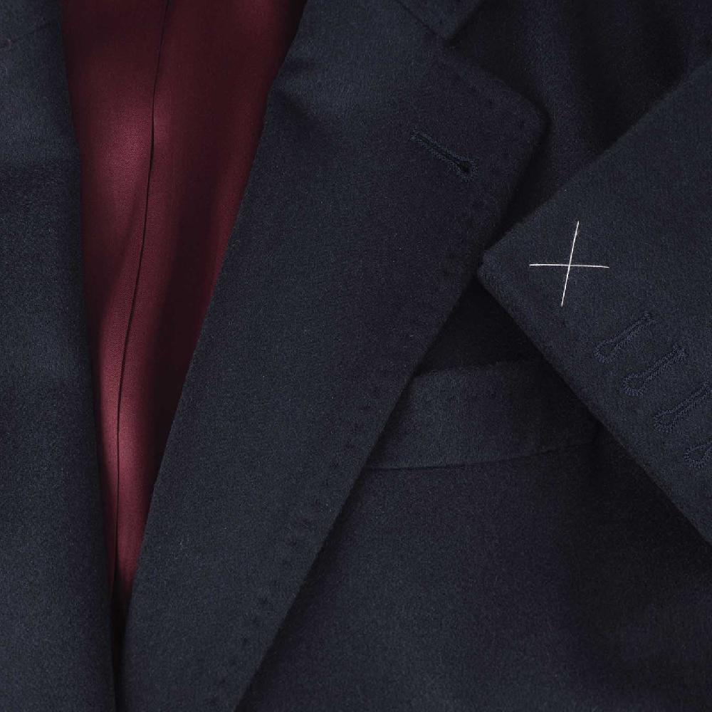 Rubinacci Cappotto in cashmere blu Fino Al -60%
