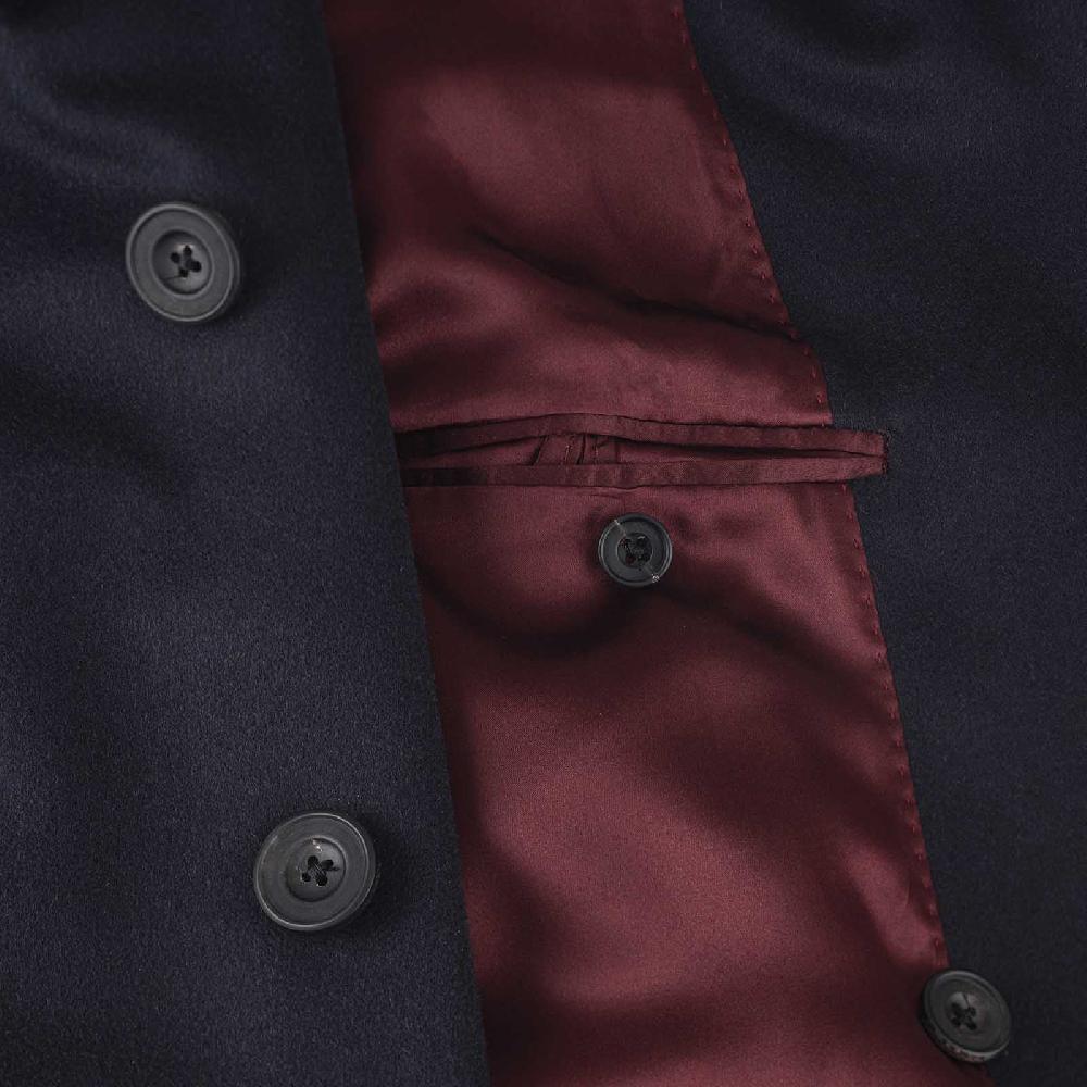 Rubinacci Cappotto in cashmere blu Shopping Online