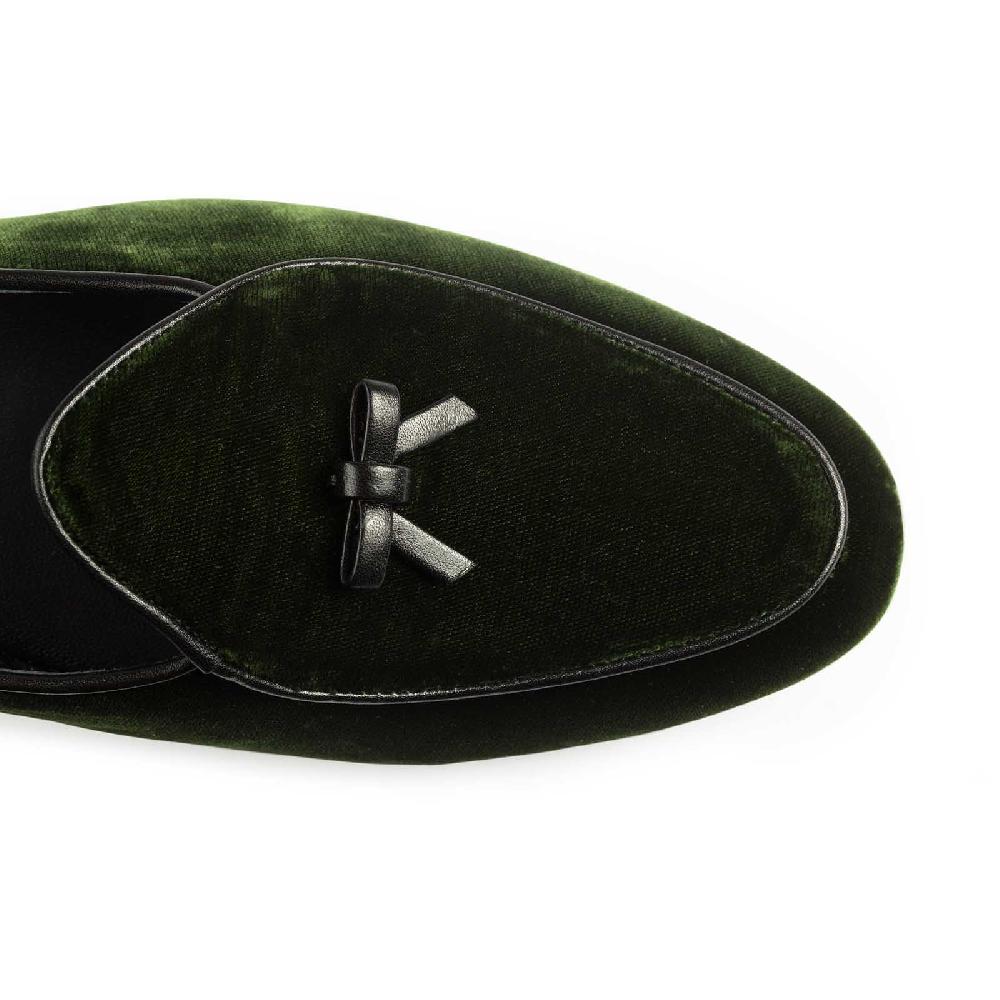 Rubinacci Marphy velluto verde Sconto