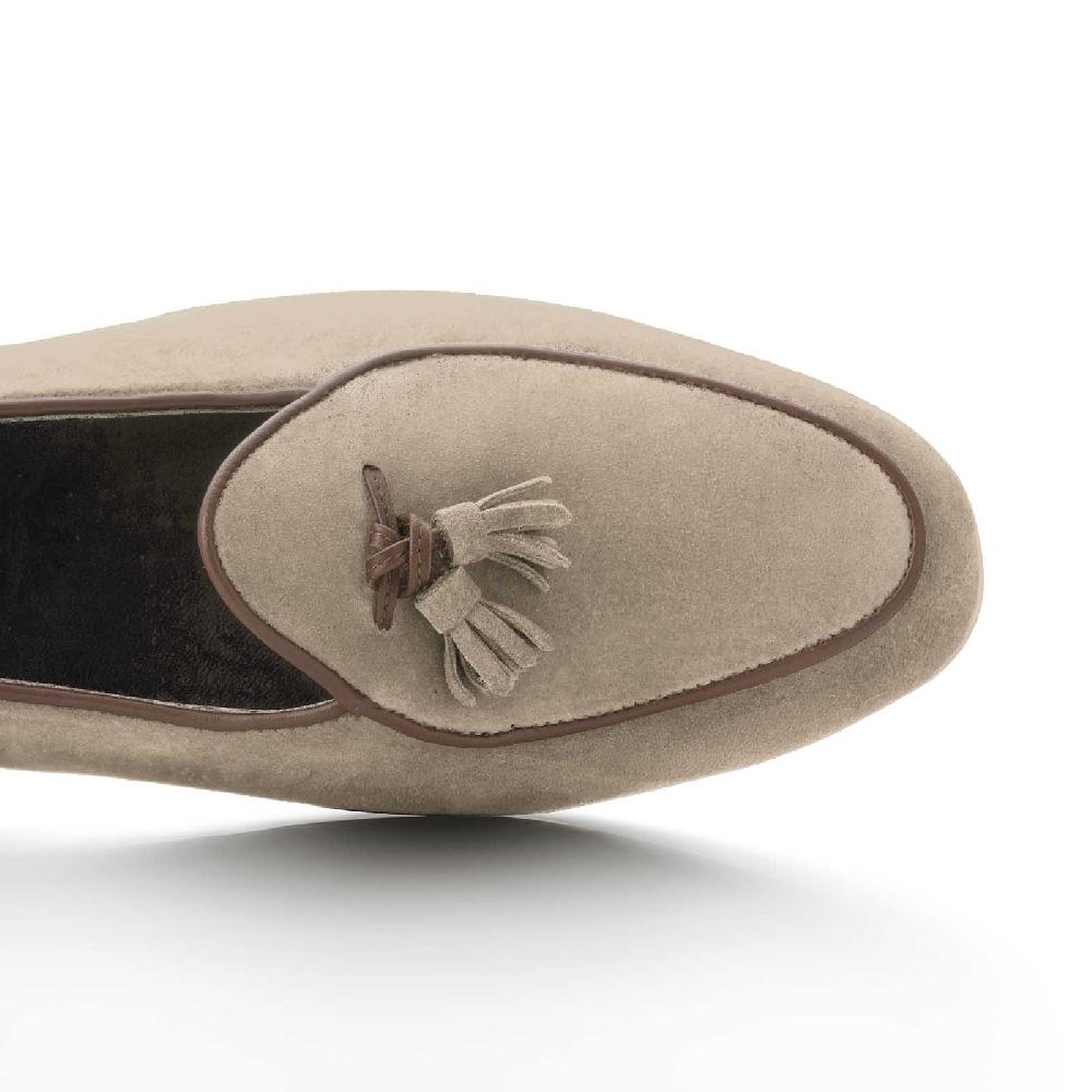 Rubinacci Marphy velour castoro con nappine Outlet