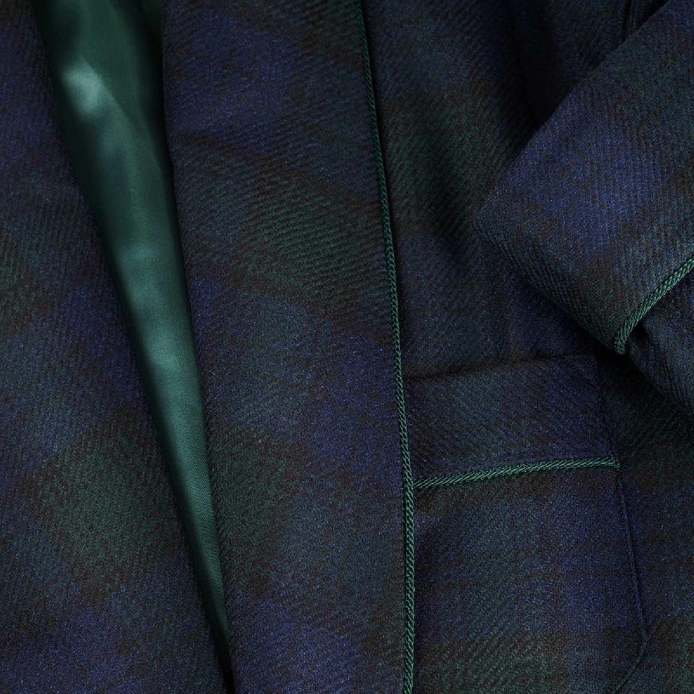 Rubinacci Vestaglia in lana e cashmere tartan Moda