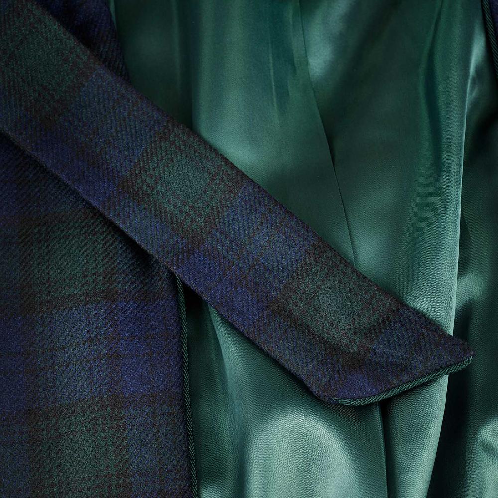 Rubinacci Vestaglia in lana e cashmere tartan Moda