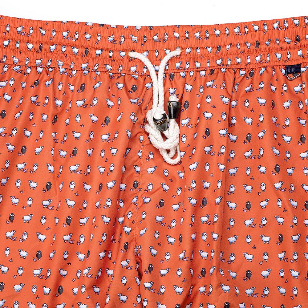 Rubinacci Costume con pecorelle arancio Promozione Limitata
