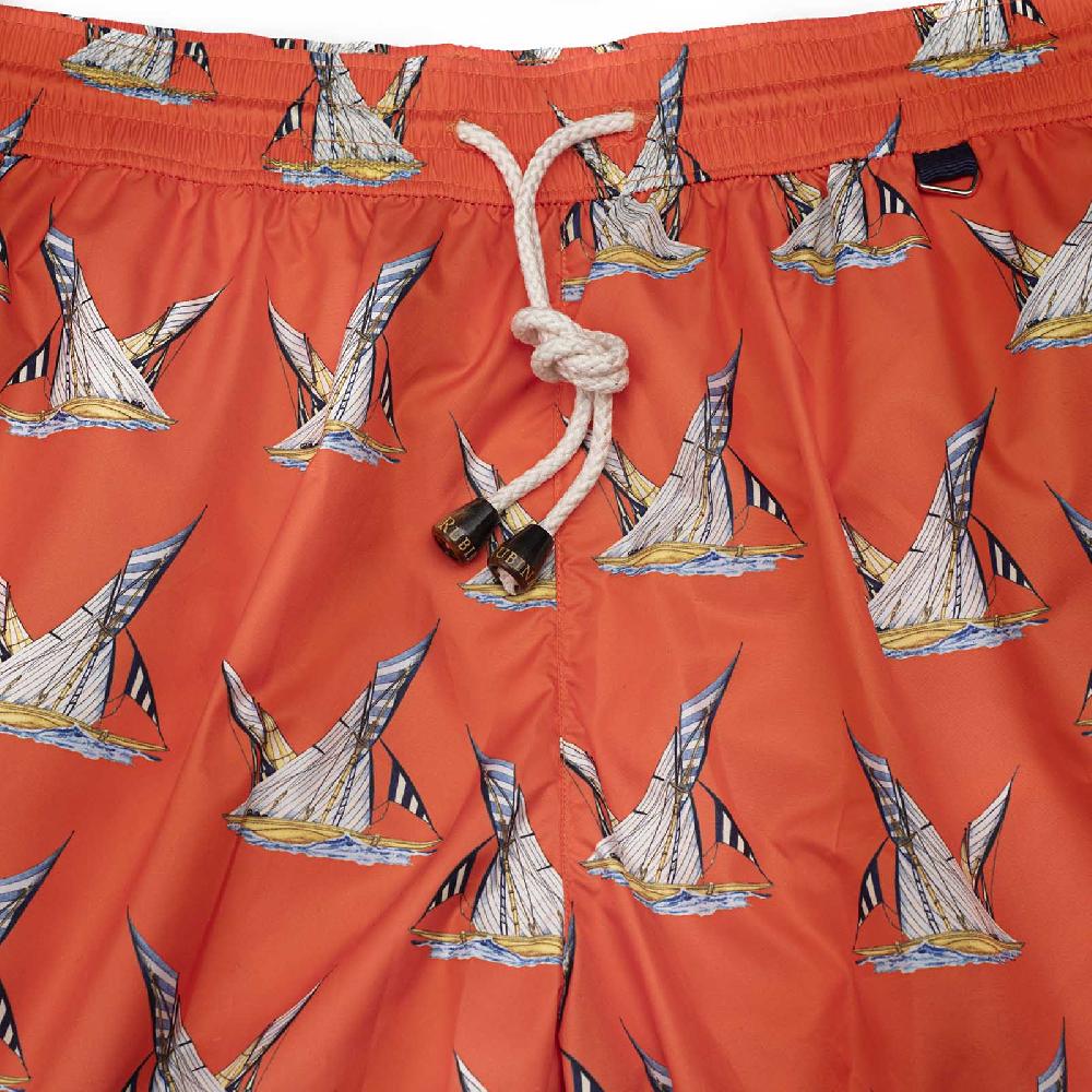 Rubinacci Costume match race arancio Shopping Online