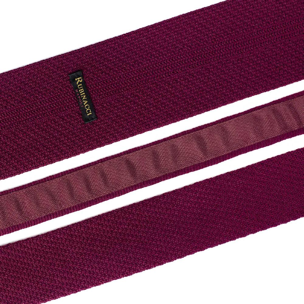 Rubinacci Cravatta in maglia vino Convenienza