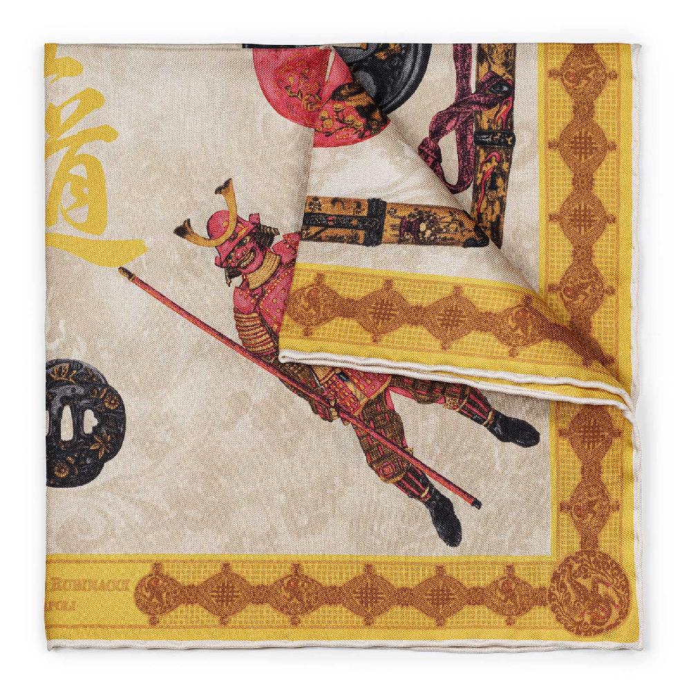 Rubinacci Pochette samurai oro Hotsell