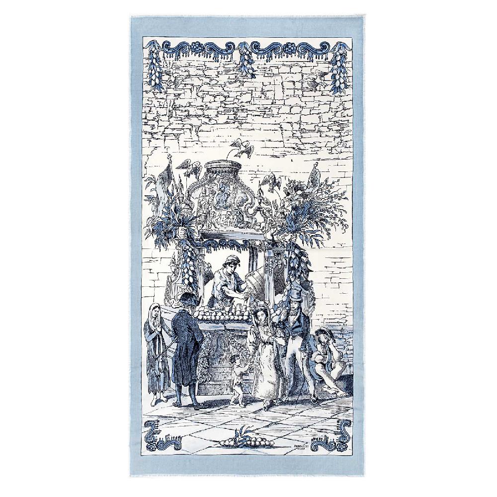 Rubinacci Sciarpa acquafrescaio azzurro Convenienza