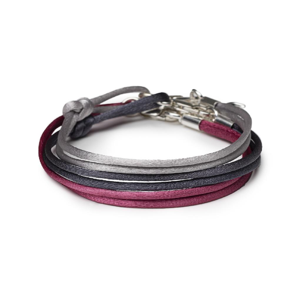 Rubinacci Braccialetto ruby in seta fumo I Più Venduti