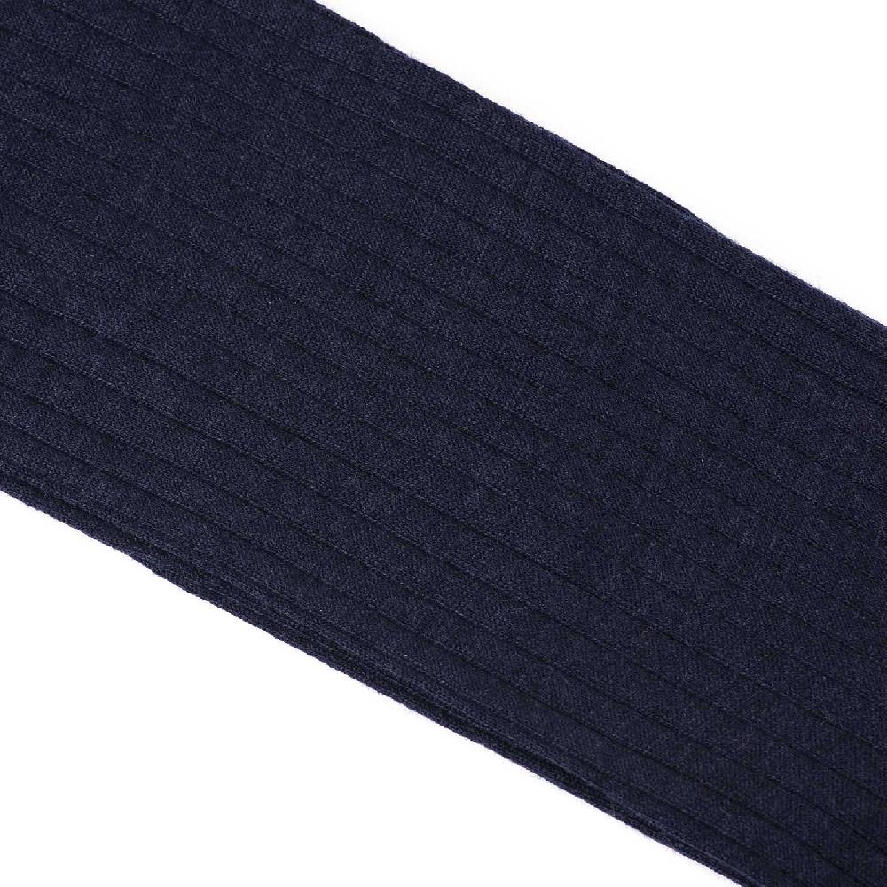 Rubinacci Calze in lana a costina blu Fino Al -60%
