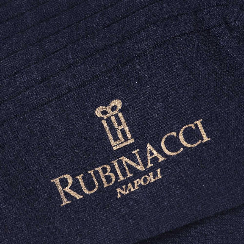 Rubinacci Calze in lana a costina blu Fino Al -60%