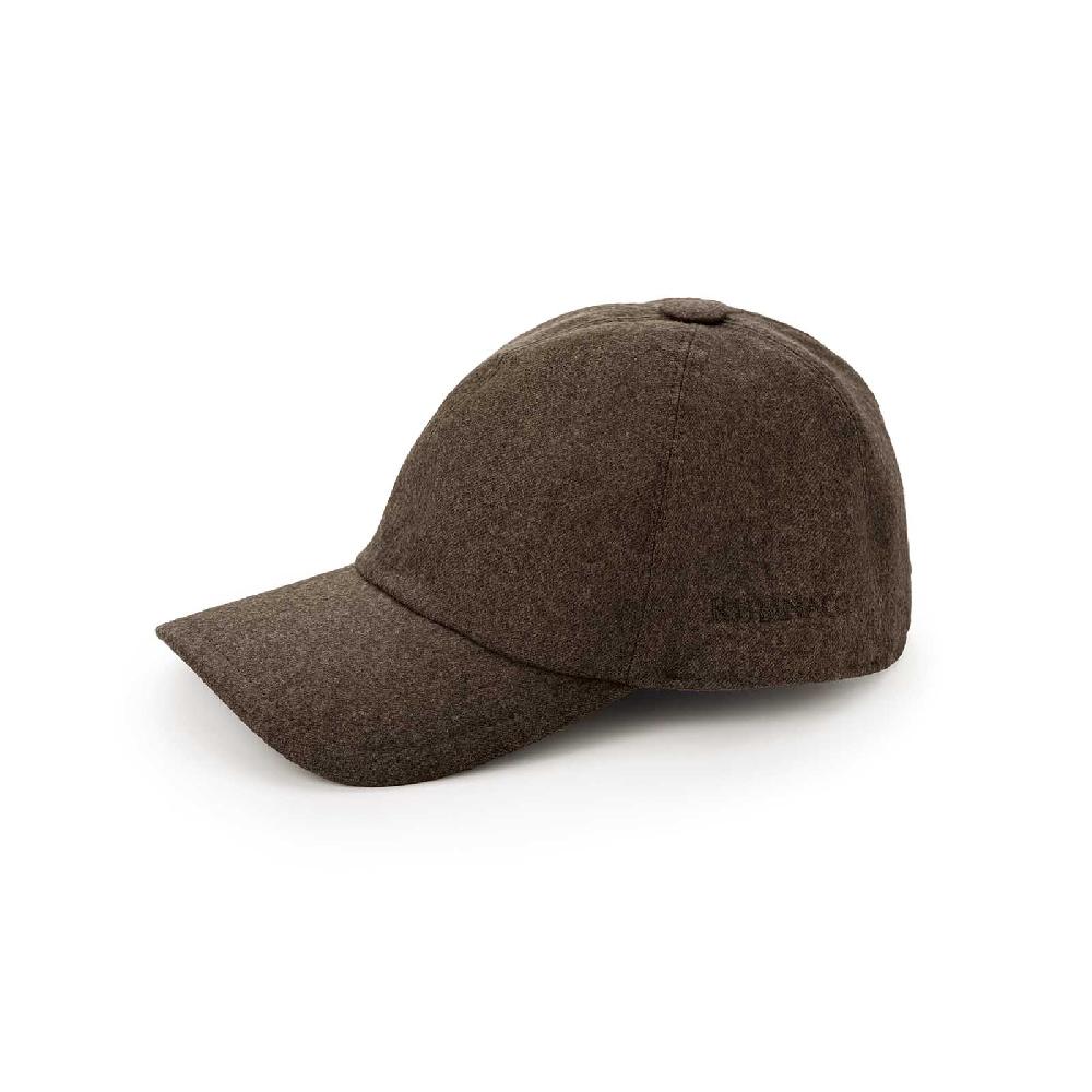 Rubinacci Cappello baseball in lana marrone Economico