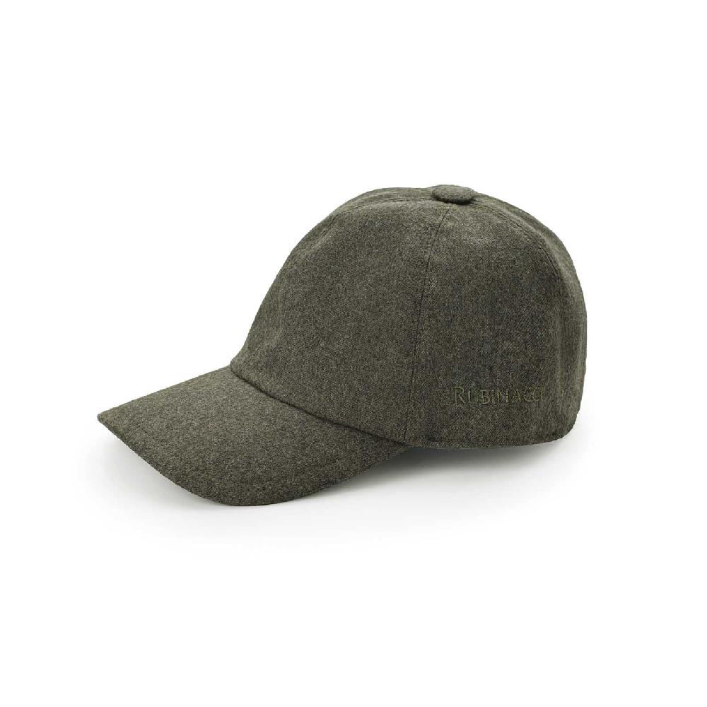 Rubinacci Cappello baseball in lana verde Online