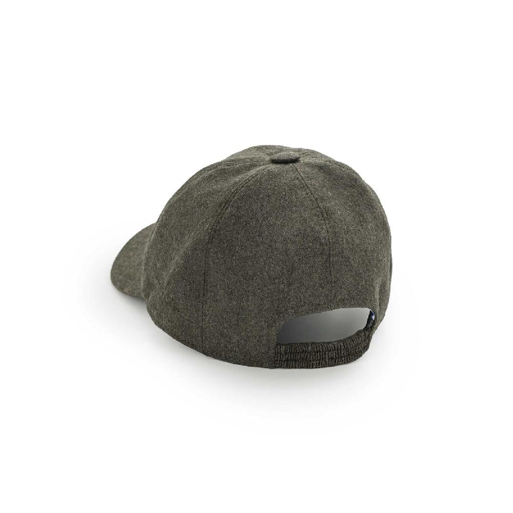 Rubinacci Cappello baseball in lana verde Online