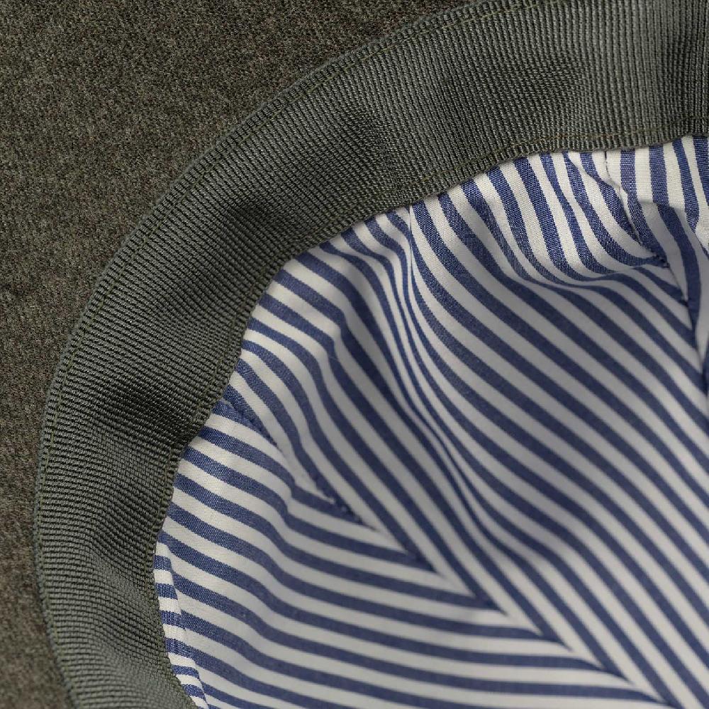Rubinacci Cappello baseball in lana verde Online