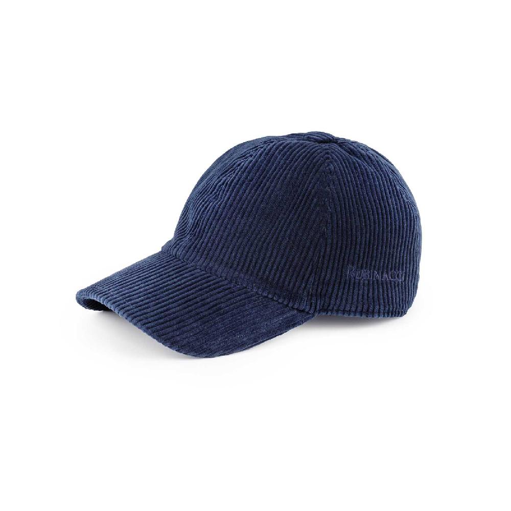 Rubinacci Cappello baseball in velluto a coste blu Offerte