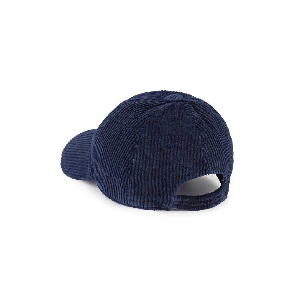 Rubinacci Cappello baseball in velluto a coste blu Offerte
