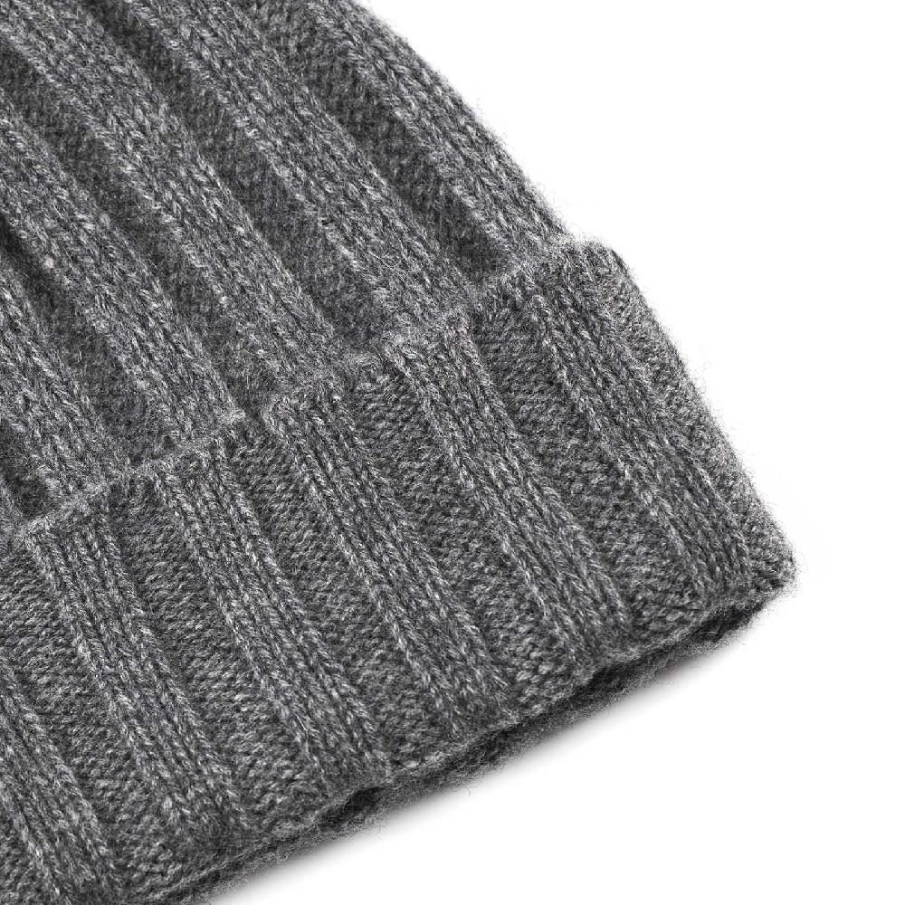 Rubinacci Cappello in cashmere grigio Vendite Flash