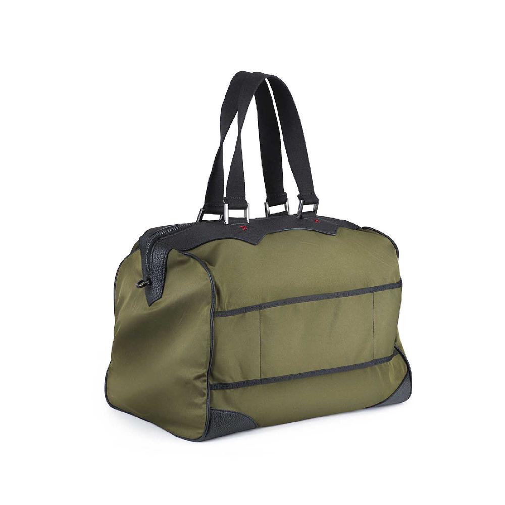 Rubinacci Borsa day to day in tela verde militare Negozio