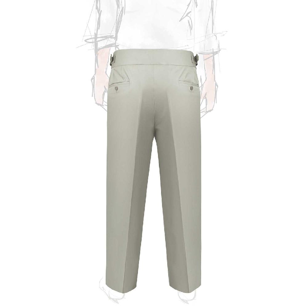 Rubinacci Vintage archive pantalone Manny in cotone ghiaccio Vendita
