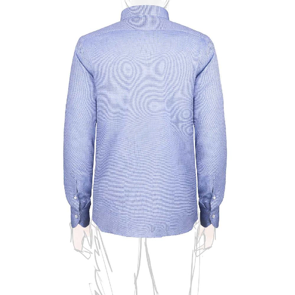 Rubinacci Vintage archive camicia in cellulare celeste Negozi Online