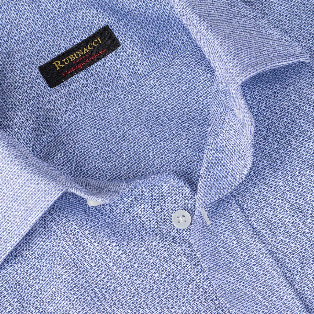 Rubinacci Vintage archive camicia in cellulare celeste Negozi Online