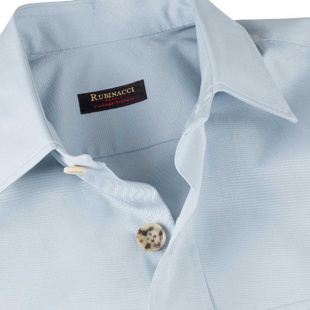 Rubinacci Vintage archive sahariana in cotone celeste Convenienza