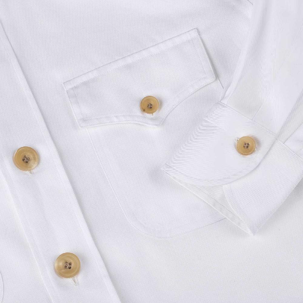 Rubinacci Vintage archive sahariana in cotone bianco Novità