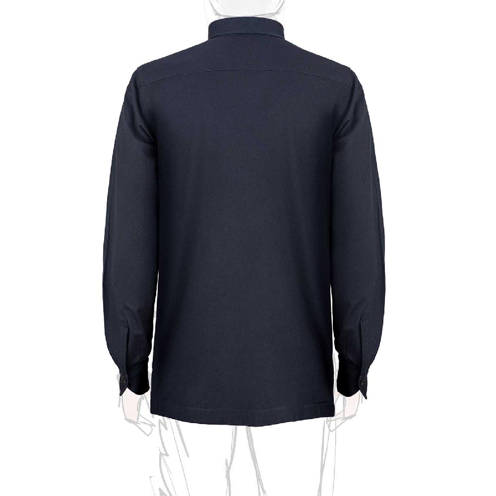 Rubinacci Vintage archive sahariana in cotone blu Sconto