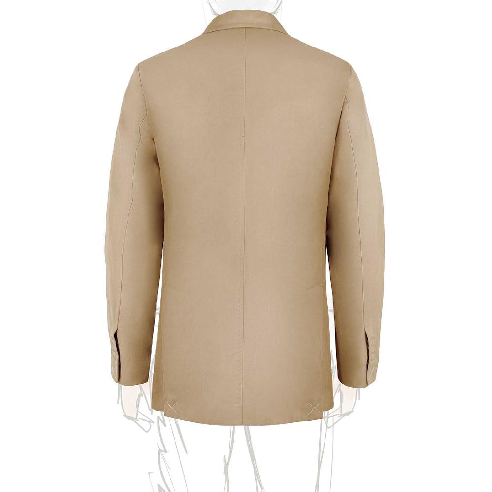 Rubinacci Serie Limitata giacca in cotone e lino biscotto Outlet